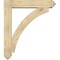 Ekena Millwork Thorton Arts and Crafts Rough Sawn Bracket w/ Offset Brace, Douglas Fir, 8"W x 42"D x 48"H BKT0806X42X48THR03RDF - alternate 2